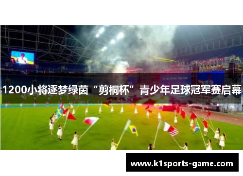 1200小将逐梦绿茵“剪桐杯”青少年足球冠军赛启幕
